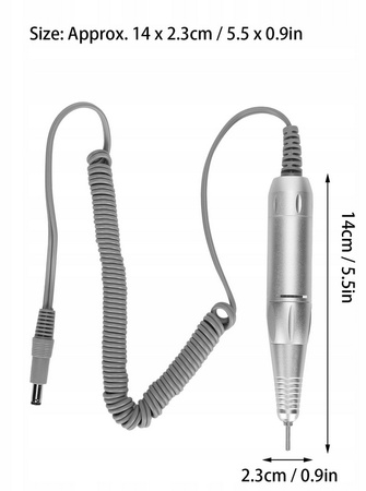 RĄCZKA PROSTNICA FREZARKI DO PAZNOKCI WEJŚCIE 5 PIN