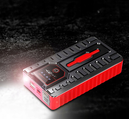 MOCNY POWER BANK ROZRUCH JUMP STARTER POWERBANK 12V 49800mAh KLEMY