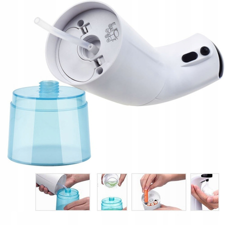 Bezdotykowy dozownik do mydła stojący