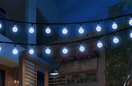 GIRLANDA OGRODOWA 22m 200 LED Świetlna Łańcuch Lampki Ogrodowe