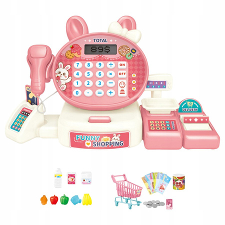 Supermarket Sklep spożywczy wózek na zakupy kasa fiskalna dla Dziecka