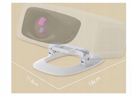 Przenośny Stojak na Projektor z Regulacją Kąta Uniwersalny Uchwyt na Biurko