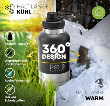 Bidon butelka ze stali nierdzewnej