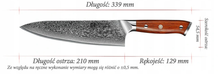 Nóż szefa kuchni XinZuo