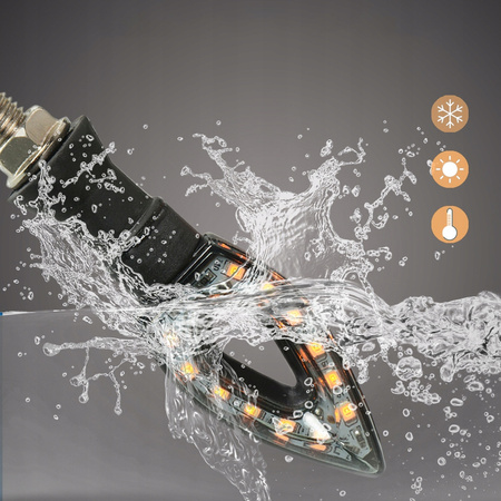 Kierunkowskazy kierunki MOTOCYKLOWE STRZAŁKI 12 LED 4 szt KOMPLET MIGACZE