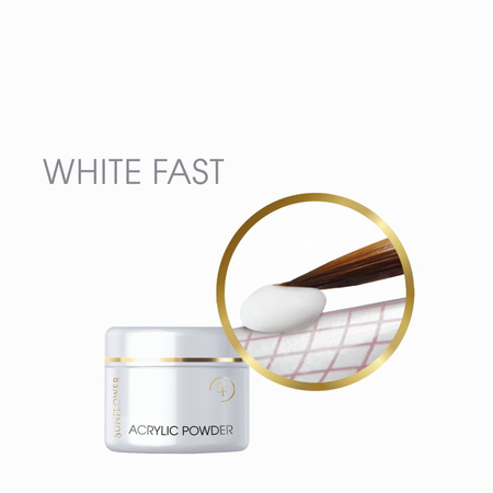 Biały Puder Akrylowy Szybki-  "Fast" - White 90g