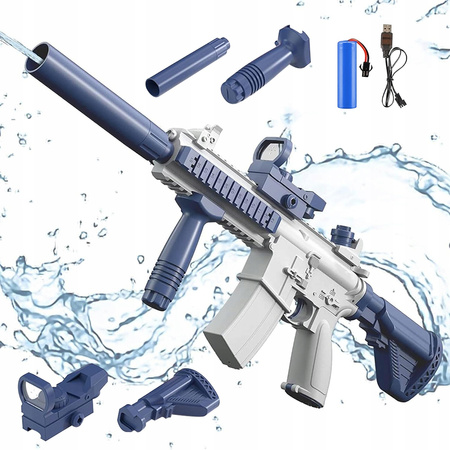 AUTOMATYCZNY ELEKTRYCZNY KARABIN PISTOLET NA WODĘ M416 DUŻY MIOTACZ USB (2)