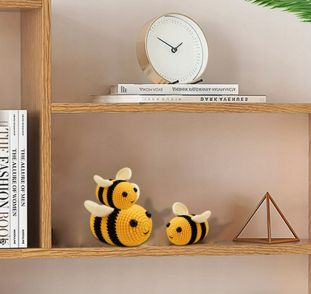 ZESTAW DO SZYDEŁKOWANIA DIY PREZENT DLA DZIECKA ZABAWA NAUKA PSZCZOŁA