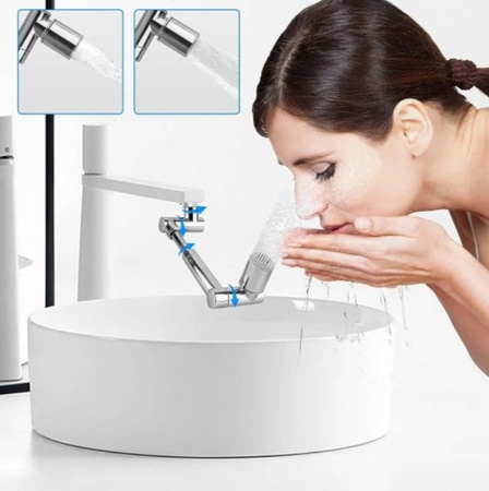 Obrotowa przedużka do kranu 360 1080 mechaniczne ramię uniwersalna JJ