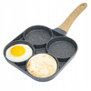 Patelnia do Jajek i Pancakes – 4-Komorowa, Nieprzywierająca