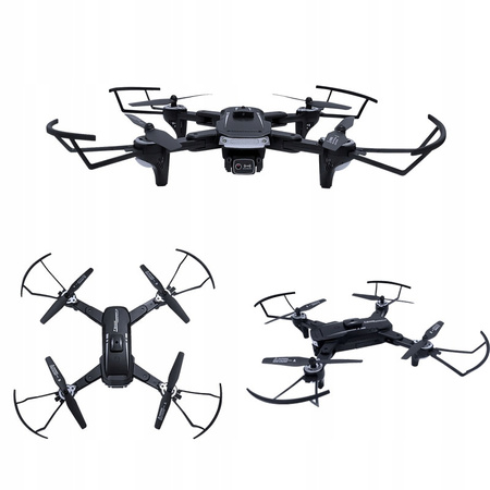 DRON s7 PRO DWIE KAMERY WIFI HD ZABAWKA ZAWIS 350m INSTRUKCJA PL 3x AKU