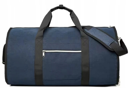  POKROWIEC NA GARNITUR torba podróżna wakacje do samolotu składana SZARA