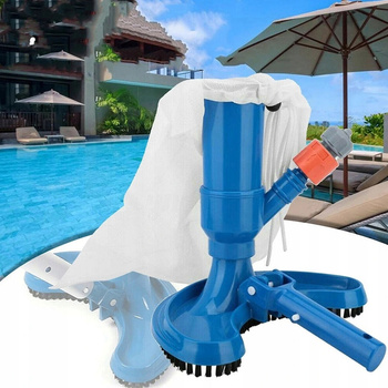 ZESTAW DO CZYSZCZENIA BASENU I OCZKA WODNEGO – ODKURZACZ BASENOWY + SIATKA