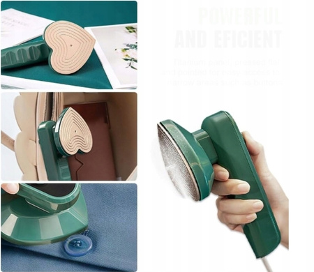 MINI ŻELAZKO TURYSTYCZNE MAŁE PODRÓŻNE PAROWE DO UBRAŃ powystawowe