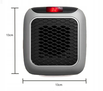 MOCNY MINI GRZEJNIK ELEKTRYCZNY FARELKA DO KONTAKTU GNIAZDKA HANDY HEATER