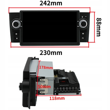 RADIO NAWIGACJA FIAT GRANDE PUNTO linea 2007-12 ANDROID