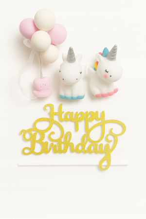 Dekoracje na tort Jednorożce