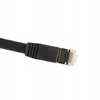 Kabel cat8 ethernet 2000MHz 7,5m czarny + zestaw do montażu