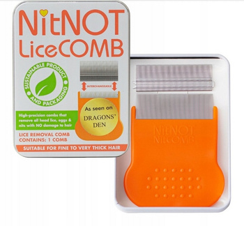 GRZEBIEŃ NA WSZY I GNIDY PRECYZYJNY GRZEBIEŃ DO WYCZESYWANIA USUWANIA WSZY