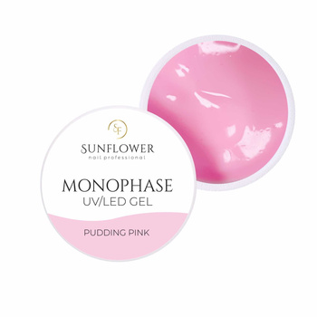 Żel Jednofazowy UV/LED Pudding Pink - 50g Profesjonalny