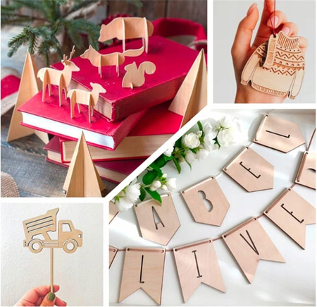 SKLEJKA 3mm A3 FORMATKA do lasera BRZOZOWA KL 2 do grawerowania 10szt 3 mm