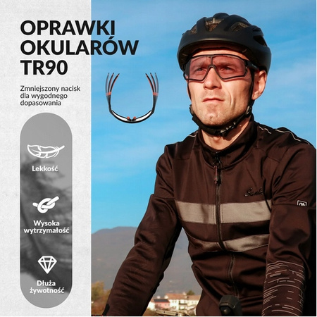 Okulary Rockbros sp179 Okulary Fotochromowe Przeciwsłoneczne UV400