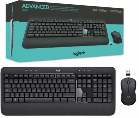 Zestaw bezprzewodowy klawiatura mysz Logitech MK545 QWERTY NIEMIECKIE ZNAKI
