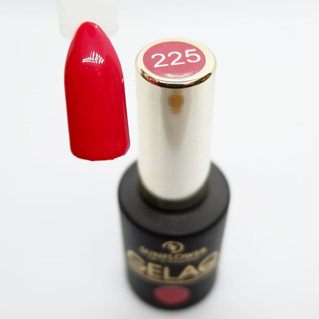 Gelaq Nr 225       Lakier Hybrydowy UV - Czerwień