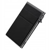 Portfel męski etui na karty przycisk do wysuwania kart czarny + gratis