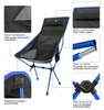 Ultralekkie składane krzesło turystyczne G4Free z oparciem i poduszką