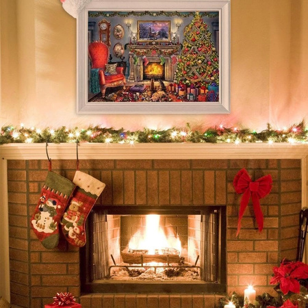 Kalendarz adwentowy Puzzle 1008 elementów na Boże Narodzenie 24 Wzóry 24dni