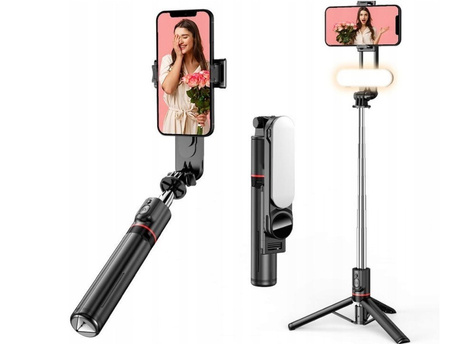 Zestaw do kręcenia video selfie stick L15 (1)