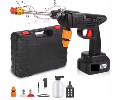 AKUMULATOROWA MYJKA CIŚNIENIOWA DO AUTA + 2 BATERIE ,powystawowa