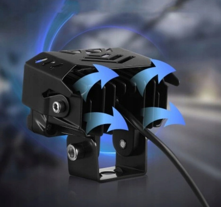 ŚWIATŁA PRZECIWMGIELNE DO MOTOCYKLA LED włącznik on/off