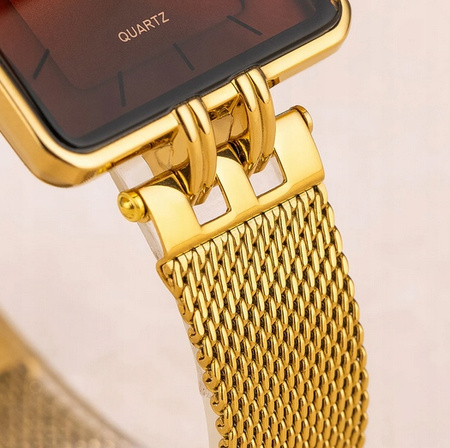 MISSFOX luksusowy zegarek na rękę minimalistyczne modne zegarki kwarcowe