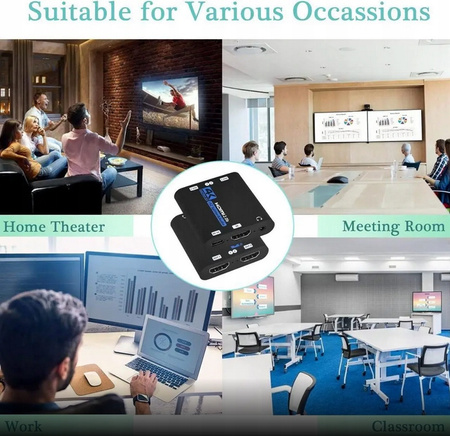 Splitter HDMI 2.0 1x2 Rozdzielacz ULTRA High Speed HDMI