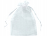 Woreczki z organzy 100 sztuk małe białe worki 7x8