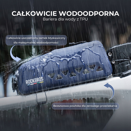 ROCKBROS ROAD TO SKY Torby na Ramę 100% Wodoodporny 1L