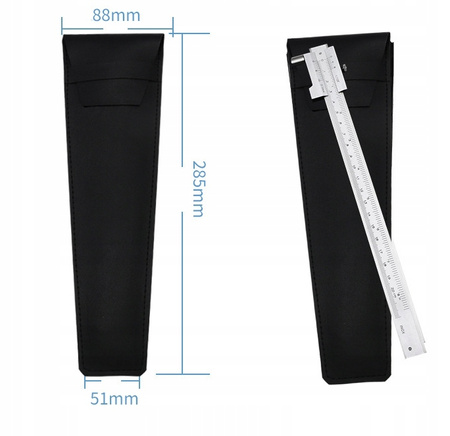 SUWMIARKA TRASERSKA Z RYSIKIEM 200mm/0,05mm