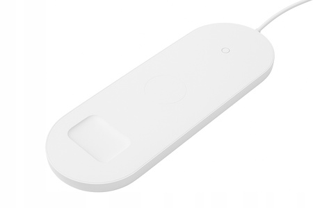 Biała ładowarka bezprzewodowa 3w 15W iPhone Apple Watch AirPods 2