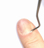 Szpatułka łopatka kopytko, do usuwania skórek przypaznokciowych Nr 201