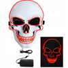 Maska na twarz MASKA Z CZASZKĄ plastik diabeł biały