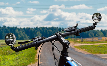 Rowerowe lusterko wsteczne, odpowiednie do kierownic 18-22mm 1 para