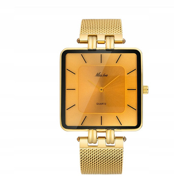 MISSFOX luksusowy zegarek na rękę minimalistyczne modne zegarki kwarcowe