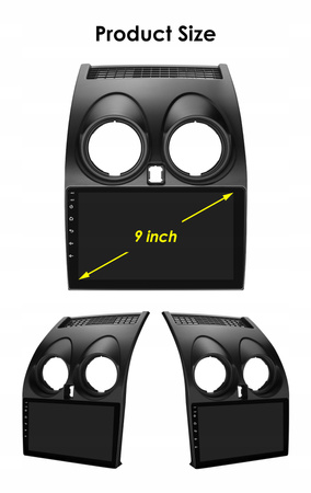 RADIO ANDROID NISSAN QASHQAI 2006-2013 SIM 8/128GB GPS KAMERA COFANIA