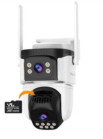 KAMERA OBROTOWA PODWÓJNA ZEWNĘTRZNA CS621DR WI-FI IP FULL HD