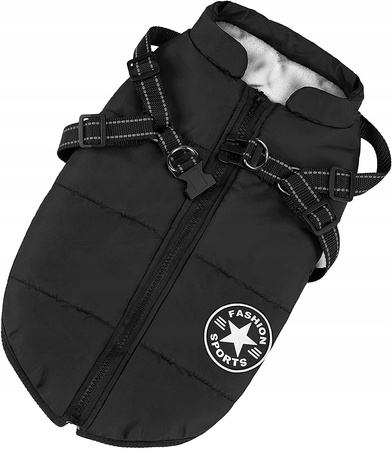 KURTKA DLA PSA UBRANKO CIEPŁA ZIMOWA SZELKI 3XL