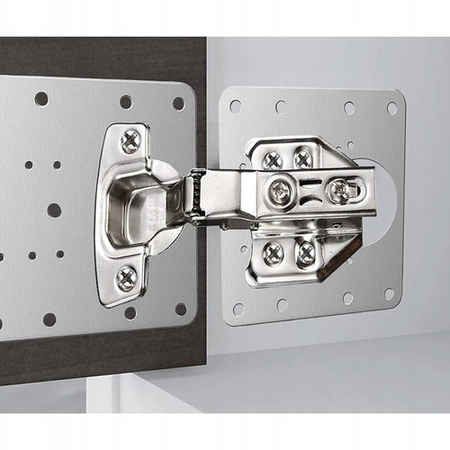 Zestaw  naprawczy BLASZKA płytka naprawcza DO NAPRAWY WYRWANYCH ZAWIASÓW