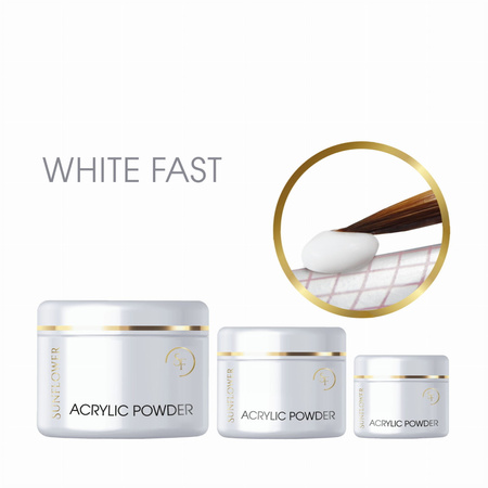 Biały Puder Akrylowy Szybki-  "Fast" - White 90g