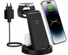 ŁADOWARKA BEZPRZEWODOWA 3W1 CW350 TELEFON ZEGAREK